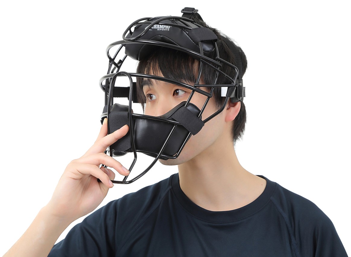 硬式野球 / ソフトボール 審判用 軽量 マスク Champro CM63B