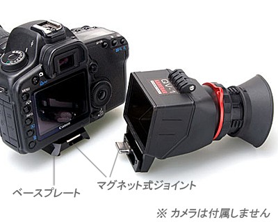 液晶ビューファインダー Kamerar QV-1 (国内正規品／日本語説明書／1年保証付き) 一眼レフ用 遮光フード