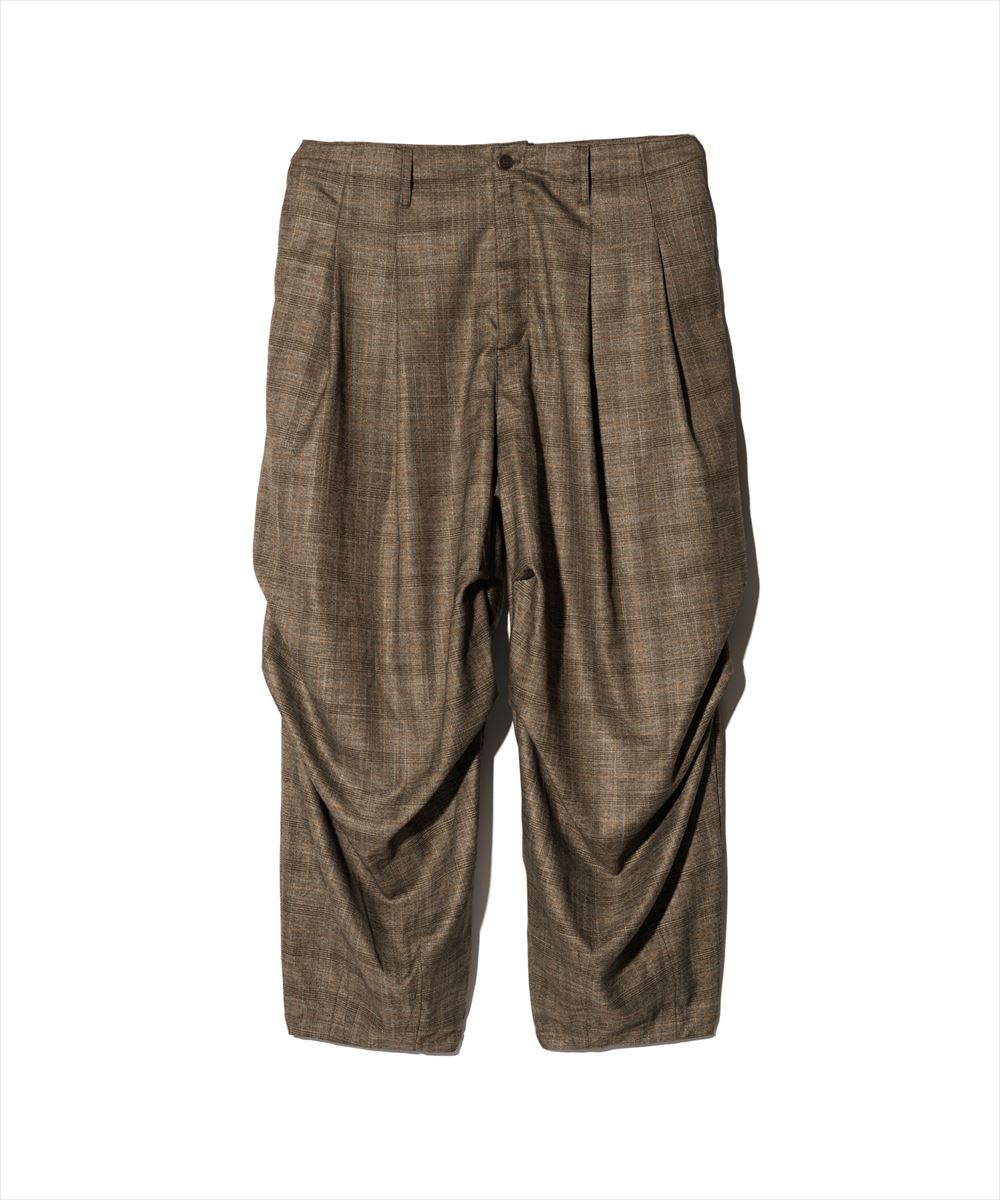 glamb（グラム） Glen Check Tuck Pants / グレンチェックタックパンツ