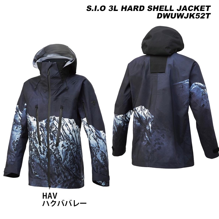 DESCENTE DWUWJK52T S.I.O 3L HARD SHELL JACKET / TAKA 23-24モデル