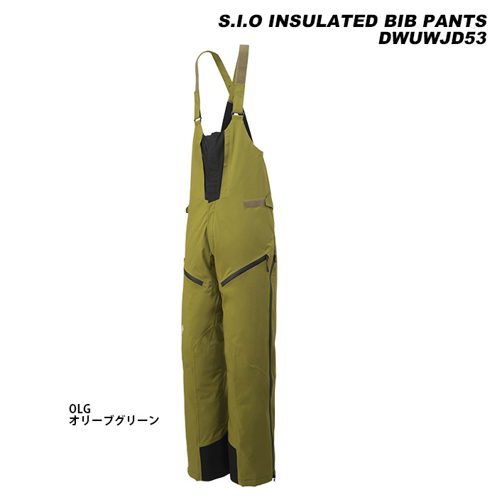 DESCENTE DWUWJD53 S.I.O INSULATED BIB PANTS 23-24モデル デサント