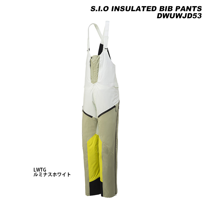 DESCENTE ビブパンツDWUWJD53 Mサイズ （新品未使用） DESCENTE DWUWJD53 S.I.O INSULATED BIB PANTS 23-24モデル デサント