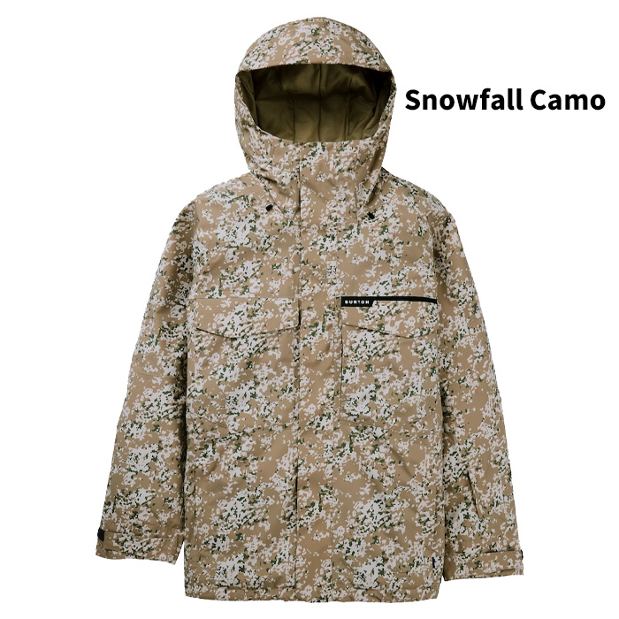 Burton DRYRIDE カモフラージュ スノーボードウェア M Burton 迷彩柄 DRYRIDEスノーボードジャケット M