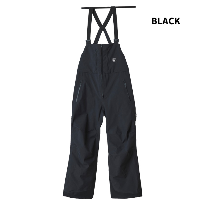 unfudge GENTLE BIB PANTS ブラック Lサイズ 25-26 unfudge アンファッジ ウェア GENTLE BIB PANTS WIDE FIT 25-26(2026