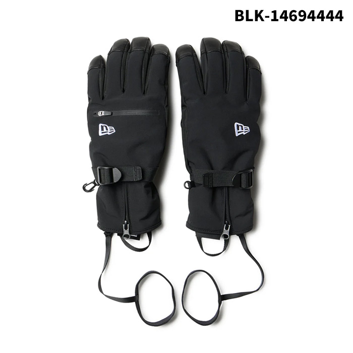NEWERA ニューエラ グローブ OD SNOW GLOVE 5FINGER UNDER BLK 25-26モデル　スキー　スノーボード_1