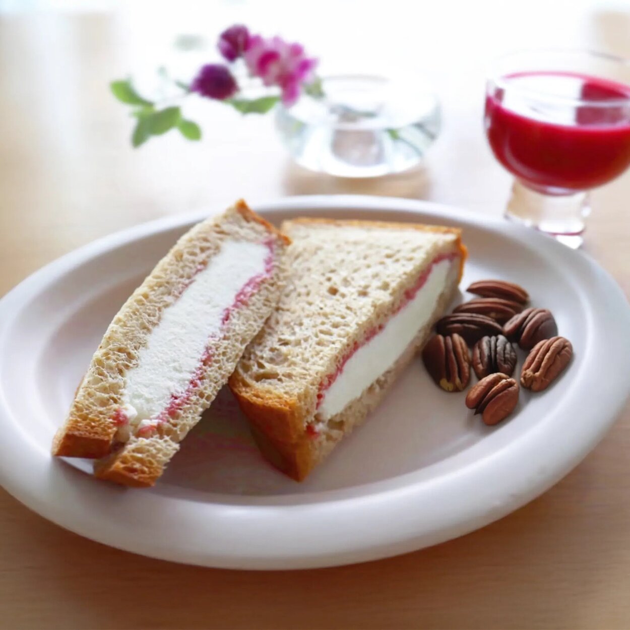 生クリームサンドwith無糖イチゴジャム 糖質...の詳細画像2