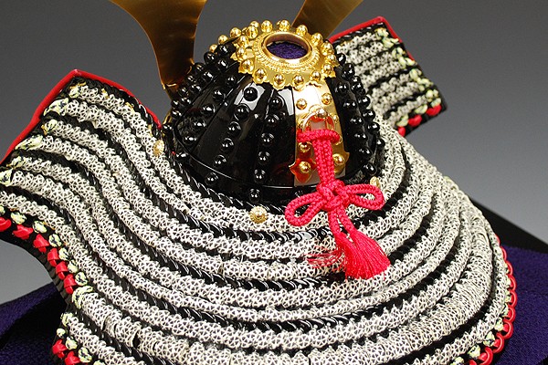 江戸甲冑】三分の一 小桜革縅之御甲冑 加藤一冑作−人形のフタバ【送料