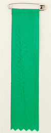 リボン胸章 ビラ（緑色）