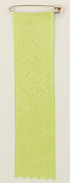 リボン胸章 ビラ（黄緑）
