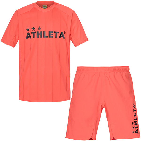 【上下セット】 アスレタ ATHLETA プラ上下 02389-02390 サッカー フットサル プラシャツ プラパン セット 練習着 メンズ