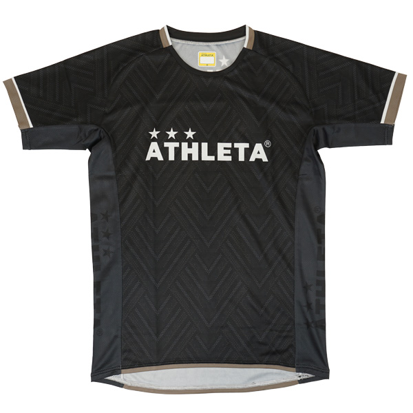150cm アスレタ　ジュニアプラシャツプラパン イエロー ATHLETA アスレタ ジュニア グラフィックプラクティスシャツ