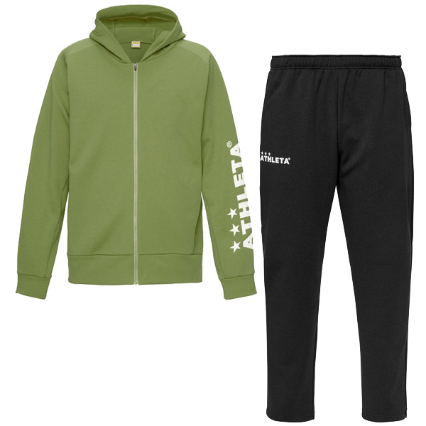 ATHLETA（アスレタ） 【上下セット】 裏起毛 スウェットZIPパーカー