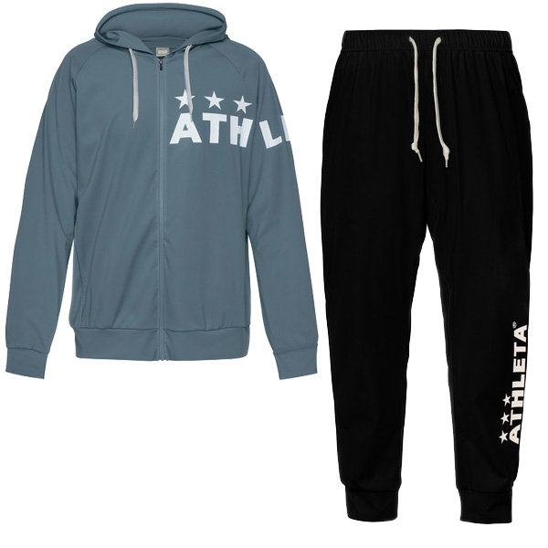 【上下セット】 アスレタ ATHLETA プラクールZIPパーカー パンツ 26s 上下 03406-03408 サッカー フットサル トレーニングパーカー パンツ 接触冷感 メンズ_2