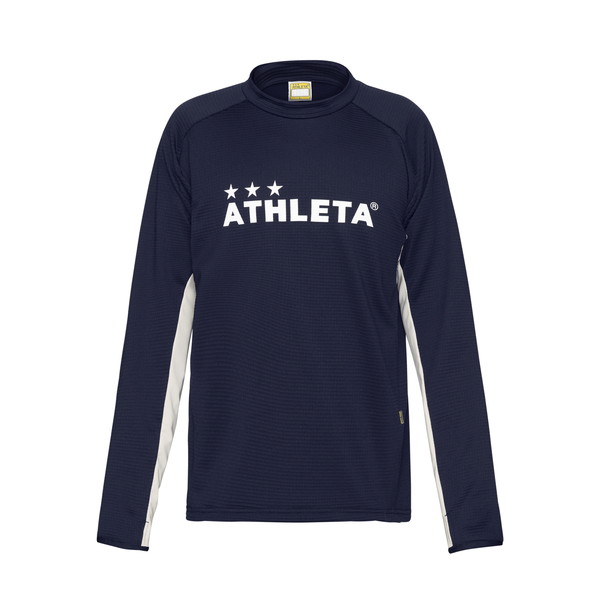 アスレタ ATHLETA グリッド起毛TRシャツ 04187 サッカー フットサル トレーニングシャツ スウェット メンズ | ATHLETA | 04