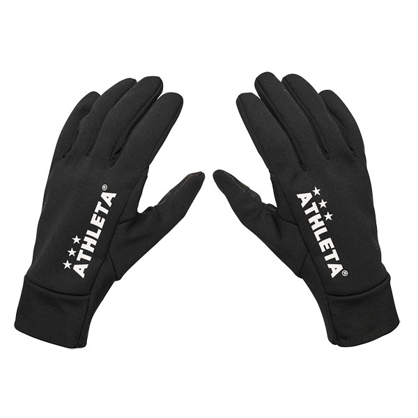 【ネコポス送料無料】アスレタ ATHLETA ジュニア フィールド ウォーム グローブ 手袋 05343J サッカー フットサル 防寒 滑り止め タッチパネル対応 子供用 | ATHLETA | 01