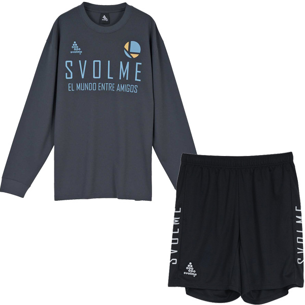 SVOLME（スボルメ） 【上下セット】 ロゴロングプラT25SDG 切替ポケ