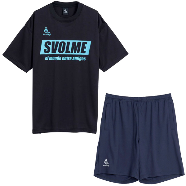SVOLME スポーツウェア 6点セット まとめ売り SVOLME（スボルメ） 【上下セット】 シンプルロゴプラT ポケ付きTR
