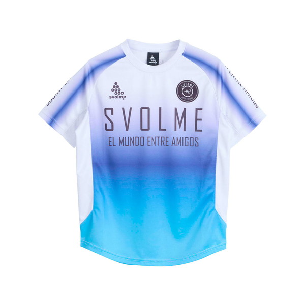 150cm スボルメ SVOLME ジュニアプラシャツプラパン ホワイトネイビー SVOLME（スボルメ） 【ネコポス送料無料】 ジュニア JrグラデTRトップ