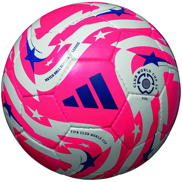 adidas サッカーボール（色：レッド系）｜サッカー、フットサル
