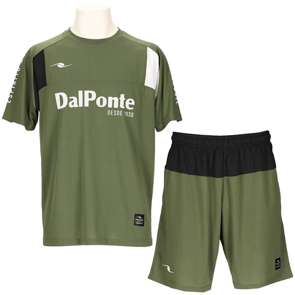 【匿名配送】【入手困難】DaLPONTE　プラシャツパンツ上下　赤黒　ダウポンチ DALPONTE ダウポンチ DalPonte 昇華プラクティススーツ 上下