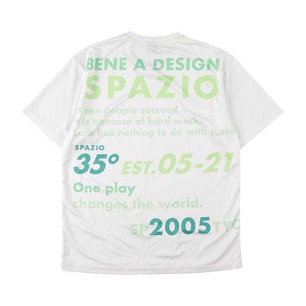 憧れ スパッツィオ spazio SPAZIOブロックロゴプラシャツ 練習着 半袖 フットサル サッカー GE-0892 メンズ ウエア 