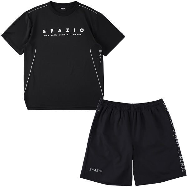 Spazio（スパッツィオ） 【上下セット】 パイピングカットプラシャツ