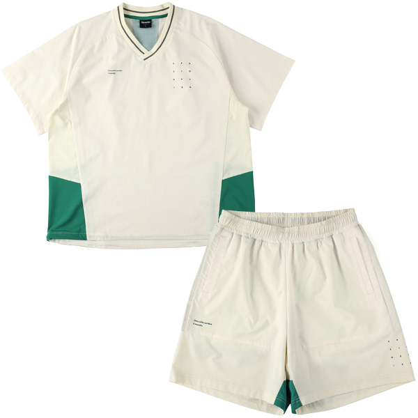 送料無料 内祝い Spazio 【上下セット】 スパッツィオ Jr.Vネック切り替え半袖 服＆ファッション小物