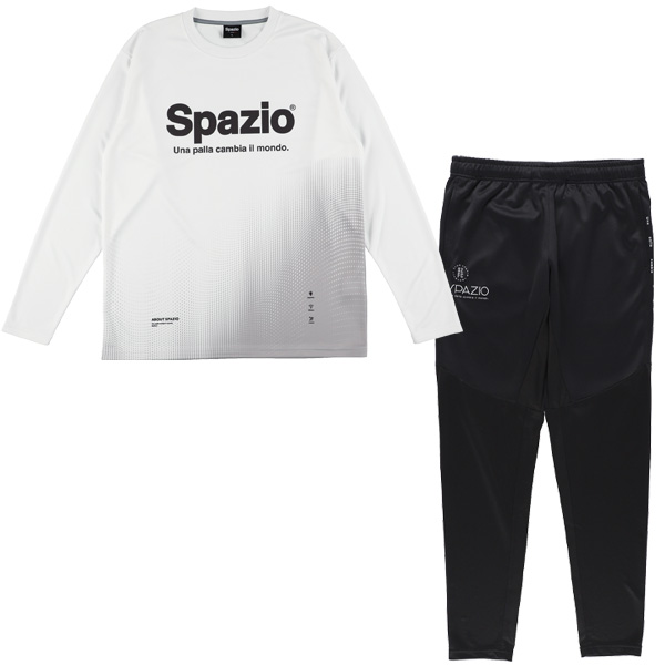 Spazio（スパッツィオ） 【上下セット】 サウンドウェーブ ロンプラ 脇