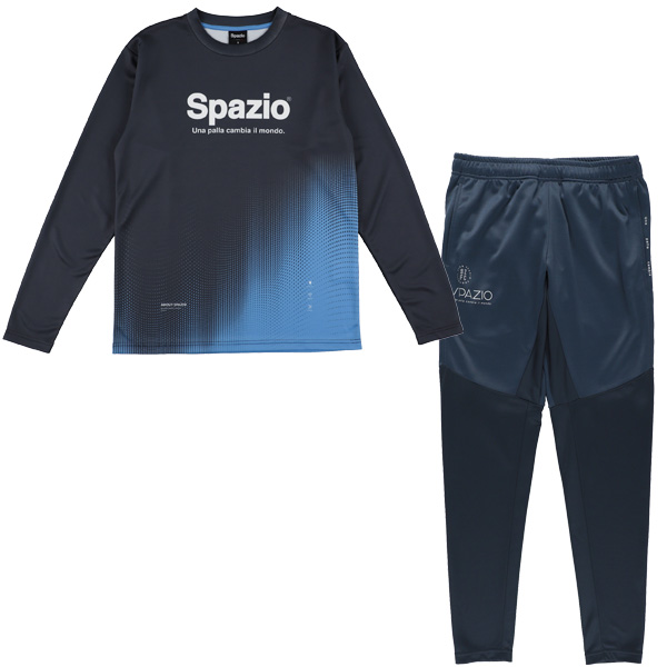 Spazio（スパッツィオ） 【上下セット】 サウンドウェーブ ロンプラ 脇