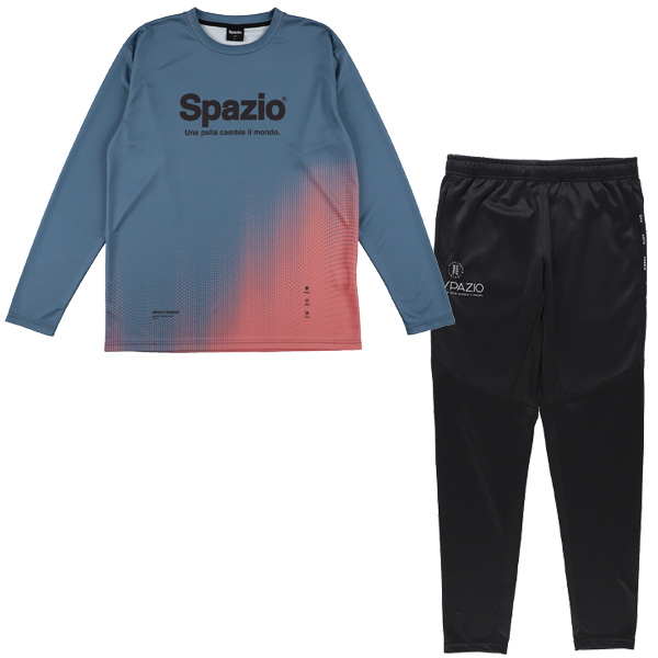 Spazio（スパッツィオ） 【上下セット】 サウンドウェーブ ロンプラ 脇