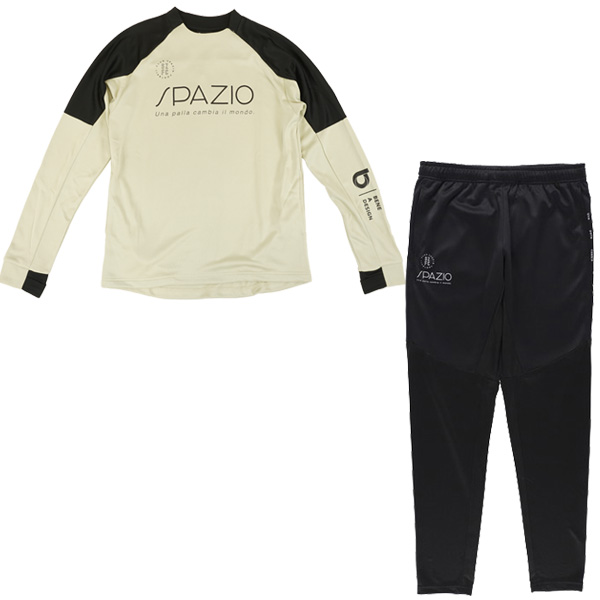 Spazio（スパッツィオ） 【上下セット】 脇パネルミッドトレーニング