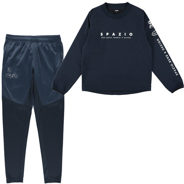 Spazio（スパッツィオ） 【上下セット】 ジュニア Jr.長袖ピステ 脇