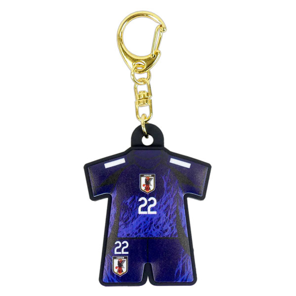 伊東純也　サッカー日本代表　キーホルダー　2個セット（ホーム&アウェー）希少品 伊東純也 サッカー日本代表 キーホルダー 2個セット（ホーム