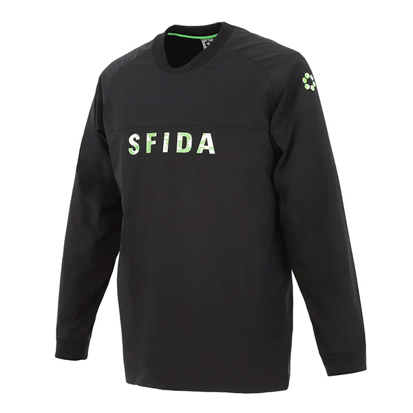 【再入荷】 SFIDA スフィーダ SA 裏メッシュストレッチウインドクルートップ ウェア