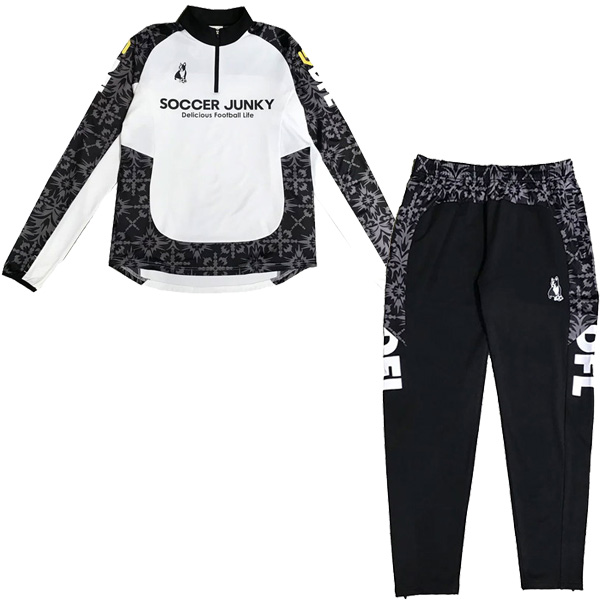 SoccerJunky（サッカージャンキー） 【上下セット】 裏起毛 フルール