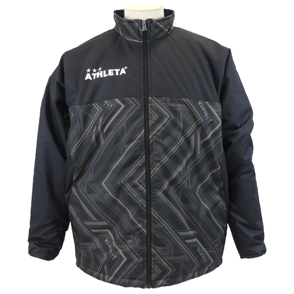 アスレタ ATHLETA FCA ストレッチウィンドジャケット Oサイズ 黒 アスレタ ATHLETA FCA ストレッチウィンドジャケット （BLK MIX
