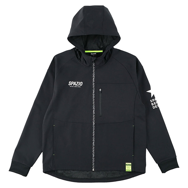 [スパッツィオ] 裏シャギーボンディングジップパーカー TP-0604 ブラック Sサイズ Spazio（スパッツィオ） 裏起毛 裏シャギーボンディングジップパーカー
