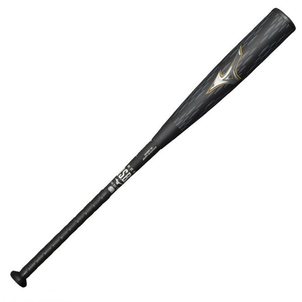 野球バット 黒色 金色ロゴ　レガシー ゼット バット 大人 一般 ZETT BAT12384 BAT12383 ブラック 黒