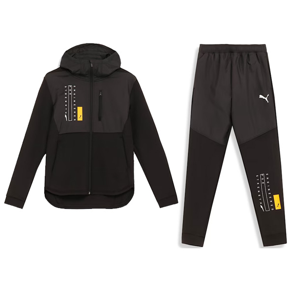 プーマ PUMA メンズ ジャージ 上下セット ジャケット パンツ 524285-524286 フルジップ フーディー ロングパンツ｜futabaathlete｜02