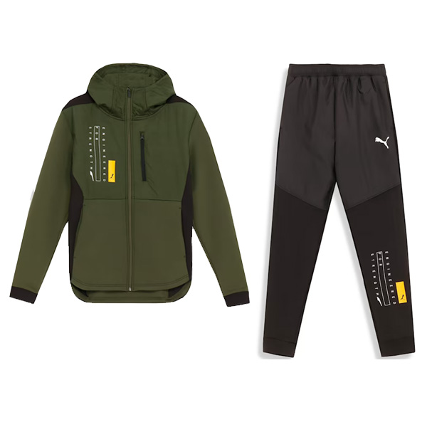 プーマ PUMA メンズ ジャージ 上下セット ジャケット パンツ 524285-524286 フルジップ フーディー ロングパンツ｜futabaathlete｜04