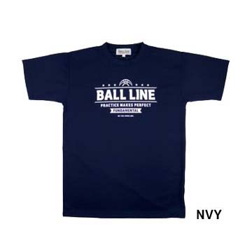 【ネコポス送料250円可】 オンザコート バスケ ゲームシャツ BALL LINE 21SS BT-1301 Tシャツ｜futabaathlete｜04