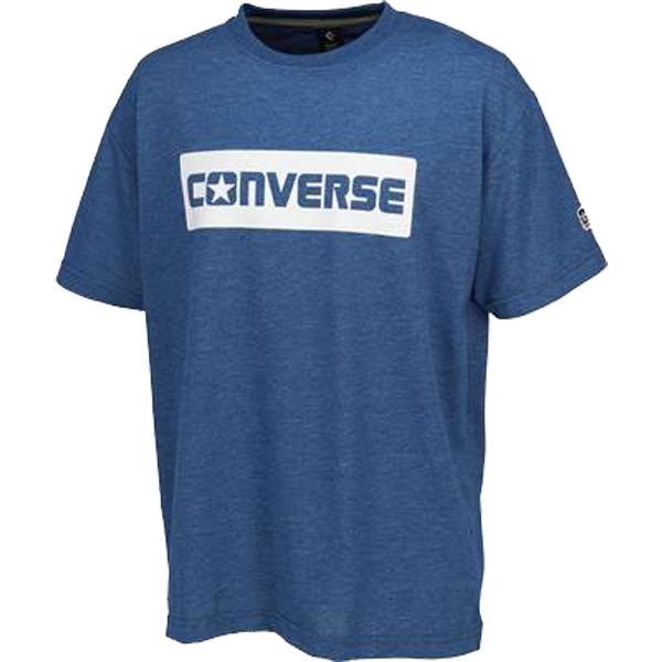 【ネコポス送料無料】コンバース CONVERSE Tシャツ 半袖 メンズ 吸汗 速乾 UVカット ボックスロゴT プリント ルーズシルエット CA231382｜futabaathlete｜04