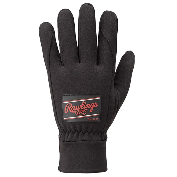 【ネコポス送料無料】RAWLINGS ローリングス EAC12F02 パッチロゴフリース手袋 ジュニア グローブ 手袋 冬用 防寒 子供用　フリーサイズ｜futabaathlete｜03