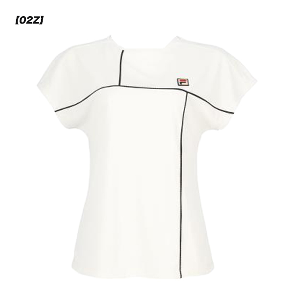 FILA（フィラ） レディース テニスウェア ゲームシャツ 半袖シャツ