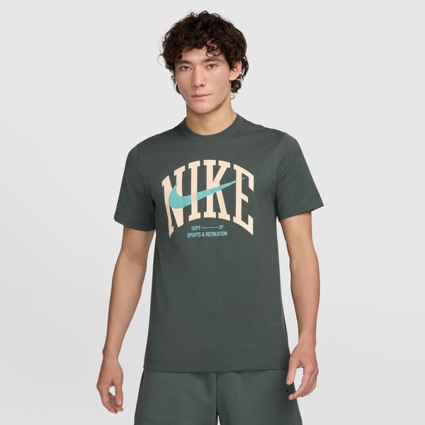 Nike t shirt uomo marroni on sale