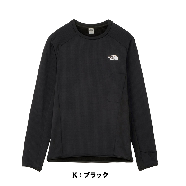 ザ・ノースフェイス メンズ ランニングシャツ サーマルバーサグリッドクルー 長袖Tシャツ NL72279