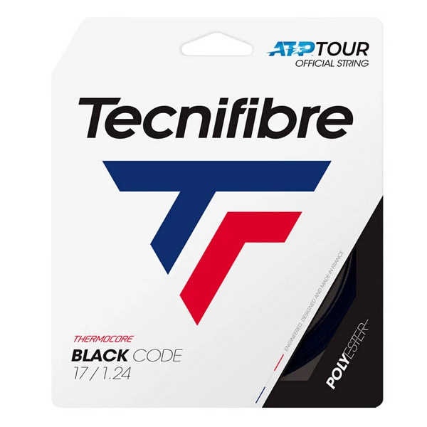 テクニファイバー Tecnifibre テニスガット BLACK CODE TFSG401 単張り ストリング｜futabaathlete｜02