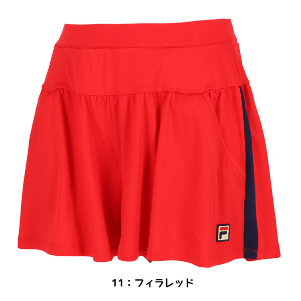 FILA（フィラ） テニスウエア ライン キュロットパンツ レディース