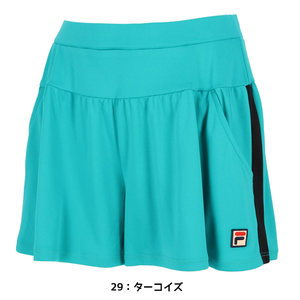 FILA（フィラ） テニスウエア ライン キュロットパンツ レディース