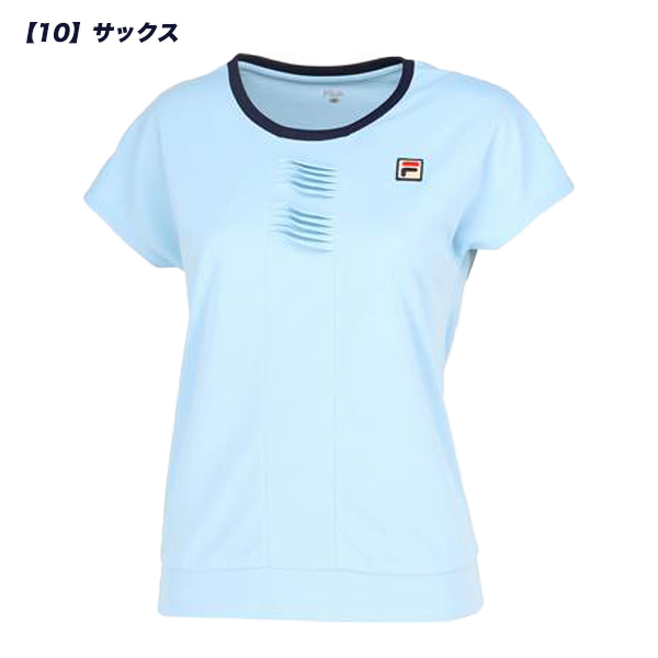 フィラ FILA テニス レディース ゲームシャツ Tシャツ 半袖シャツ テニスウェア スポーツウェ...